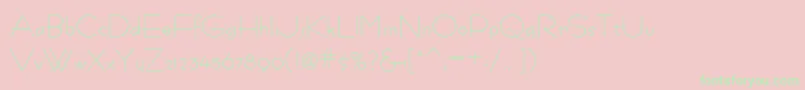 Fastracfashion Font – Green Fonts on Pink Background