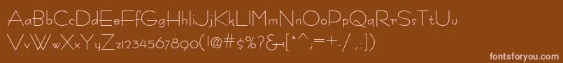 Fastracfashion Font – Pink Fonts on Brown Background