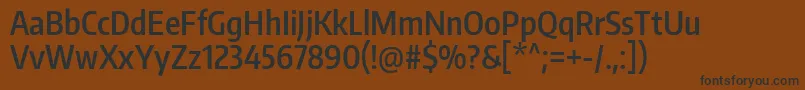 Шрифт EncodesanscompressedSemibold – чёрные шрифты на коричневом фоне