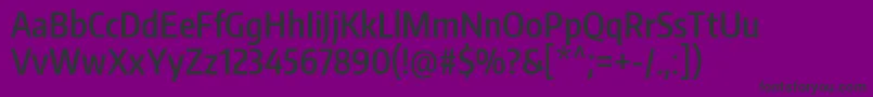 EncodesanscompressedSemibold Font – Black Fonts on Purple Background