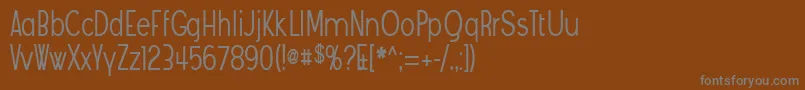 More about Angostura Font Angostura Font – Gray Fonts on Brown Background