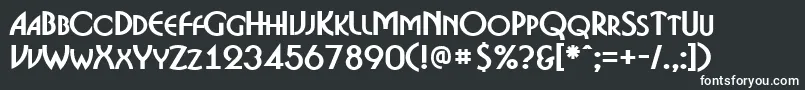 ABosanovacpsBold Font – White Fonts