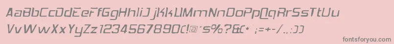 Hemiheadgaunt-Schriftart – Graue Schriften auf rosa Hintergrund