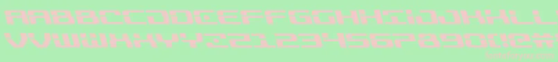 Troopersleft Font – Pink Fonts on Green Background