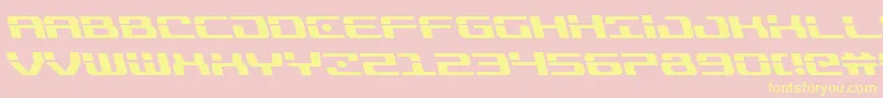 Troopersleft Font – Yellow Fonts on Pink Background