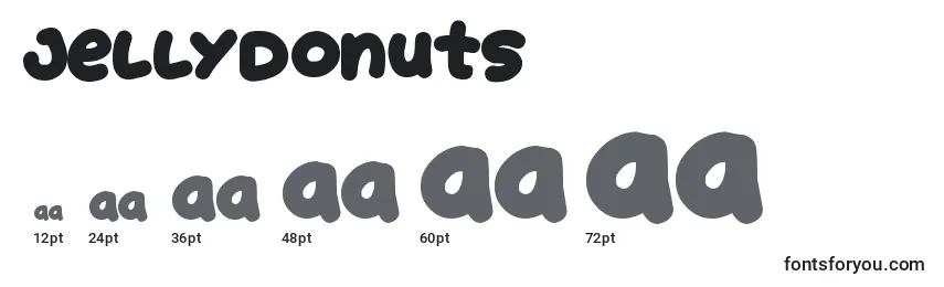 JellyDonuts Font Sizes