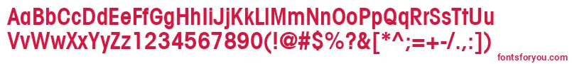 ItcAvantGardeGothicLtCondensedDemi Font – Red Fonts