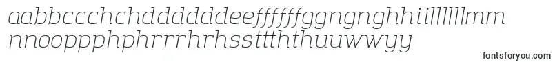 Шрифт AmazingGroteskLightItalic – валлийские шрифты
