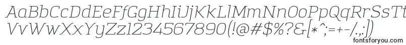 AmazingGroteskLightItalic Font – Fonts for business cards