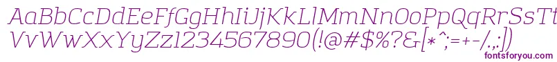 AmazingGroteskLightItalic Font – Purple Fonts