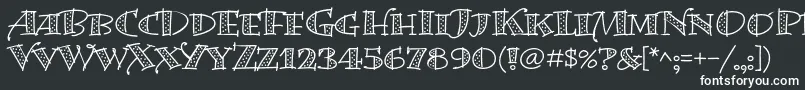 BermudalpstdDots Font – White Fonts