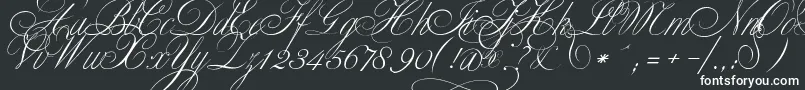 Шрифт ClassicaTwo – белые шрифты