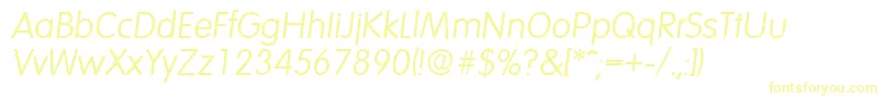 VolkswagenLightita Font – Yellow Fonts