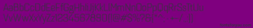 Quarcanormbook Font – Black Fonts on Purple Background
