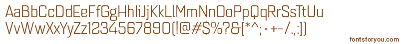 Шрифт Quarcanormbook – коричневые шрифты на белом фоне
