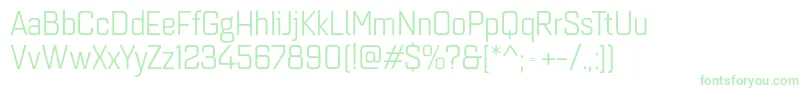 Więcej informacji o czcionce Quarcanormbook Czcionka Quarcanormbook – zielone czcionki na białym tle