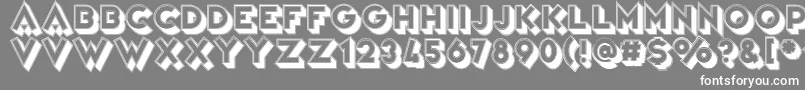 VarietРІTheatre Font – White Fonts on Gray Background