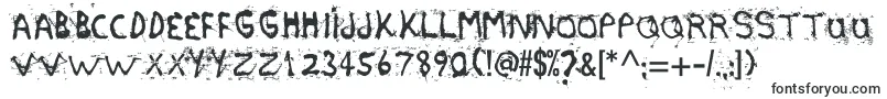 Шрифт Etasilicon – мусорные шрифты