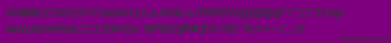 フォントRepulsori – 紫の背景に黒い文字