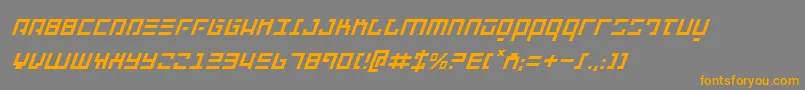 Repulsori Font – Orange Fonts on Gray Background