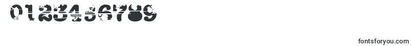 Sacrafical-Schriftart – Schriften für Zahlen und Nummern