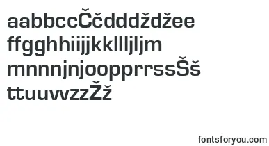 MicrosquareBold font – slovenian Fonts