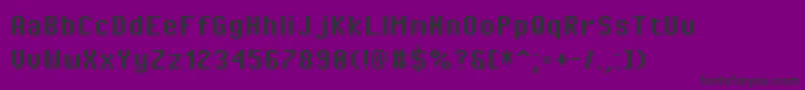 PixeloperatorBold Font – Black Fonts on Purple Background