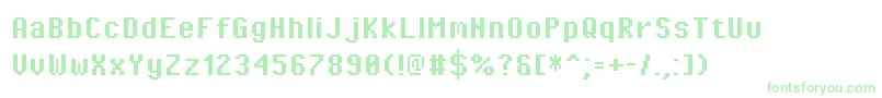 PixeloperatorBold Font – Green Fonts on White Background