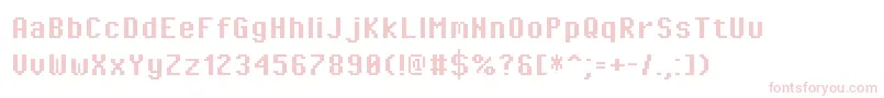 PixeloperatorBold Font – Pink Fonts on White Background