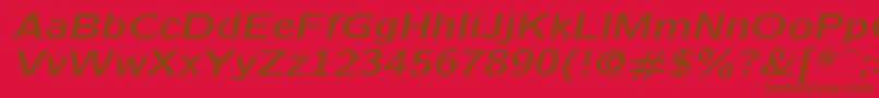 Más sobre la fuente Lmsansquot8Boldoblique fuente Lmsansquot8Boldoblique – Fuentes Marrones Sobre Fondo Rojo