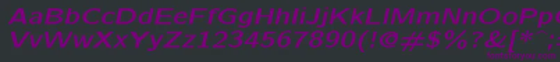 fuente Lmsansquot8Boldoblique – Fuentes Moradas Sobre Fondo Negro