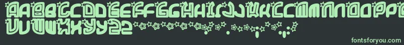 Supertrooper Font – Green Fonts on Black Background