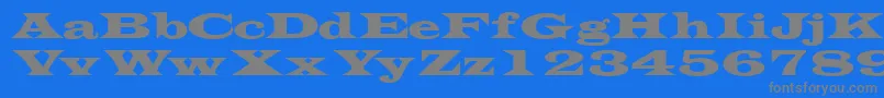 Więcej informacji o czcionce Transversessk Czcionka Transversessk – szare czcionki na niebieskim tle