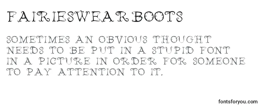 Review of the FairiesWearBoots (62554) Font