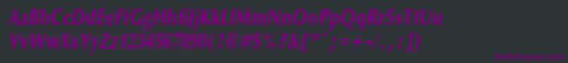 fuente OptanecompactextraboldItalic – Fuentes Moradas Sobre Fondo Negro