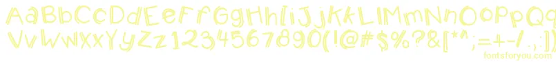 Kbjumpingjellybeans Font – Yellow Fonts