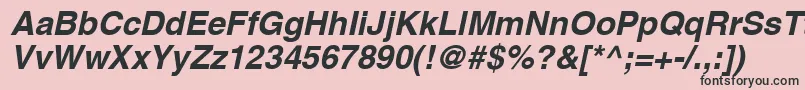 Aghcbo Font – Black Fonts on Pink Background
