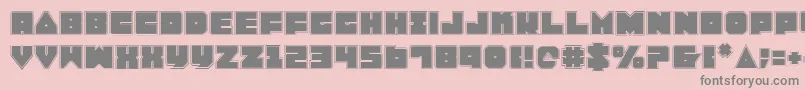 LoboTommyPro Font – Gray Fonts on Pink Background