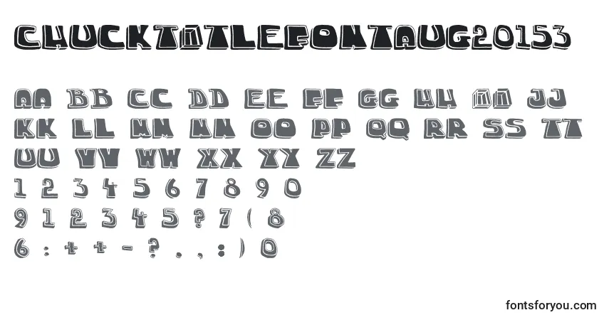 ChuckTitleFontAug20153-fontti – aakkoset, numerot, erikoismerkit