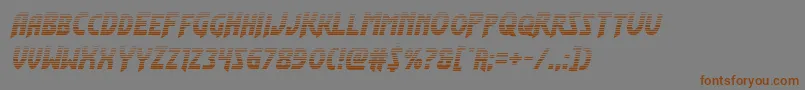 Weitere Informationen zur Flashrogersgrad-Schriftart Flashrogersgrad-Schriftart – Braune Schriften auf grauem Hintergrund