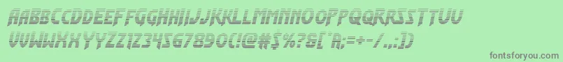 Flashrogersgrad Font – Gray Fonts on Green Background
