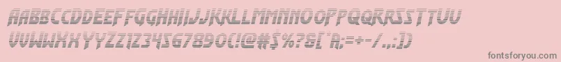 Flashrogersgrad-Schriftart – Graue Schriften auf rosa Hintergrund
