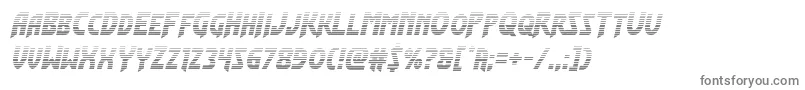 Flashrogersgrad Font – Gray Fonts on White Background