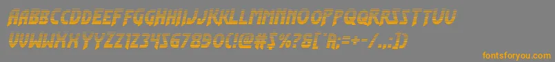 Flashrogersgrad Font – Orange Fonts on Gray Background