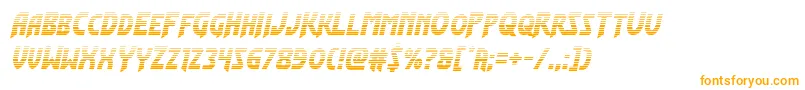 Flashrogersgrad Font – Orange Fonts on White Background