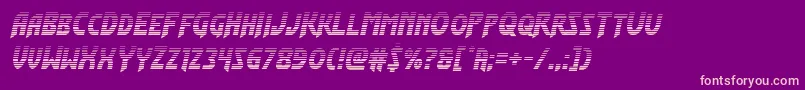 Flashrogersgrad Font – Pink Fonts on Purple Background