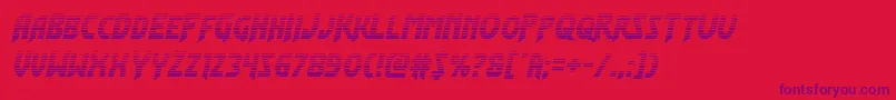 Flashrogersgrad Font – Purple Fonts on Red Background