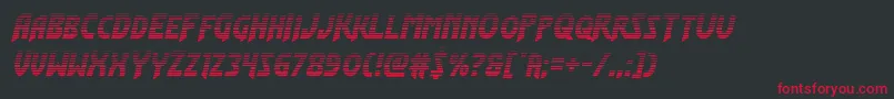 Flashrogersgrad Font – Red Fonts on Black Background
