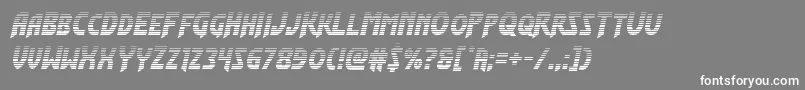 Flashrogersgrad Font – White Fonts on Gray Background