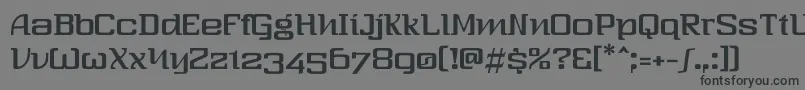 Thresixt2 Font – Black Fonts on Gray Background